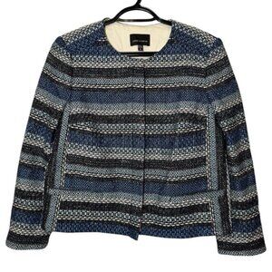 Judith & Charles Tweed Front Zip Jacket size 10